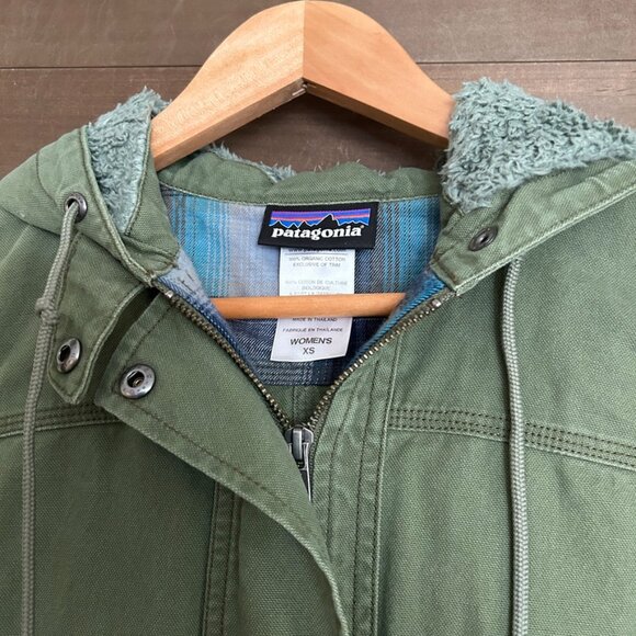 PATAGONIA Prairie Dawn Cotton Canvas Utility Jacket Sz XS - Picture 3 of 7